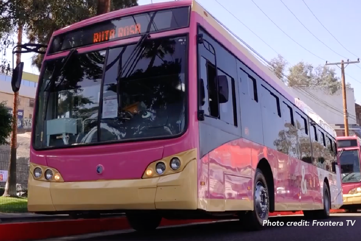 Read more about the article Pink buses offer safer rides for women in Tijuana, Mexico