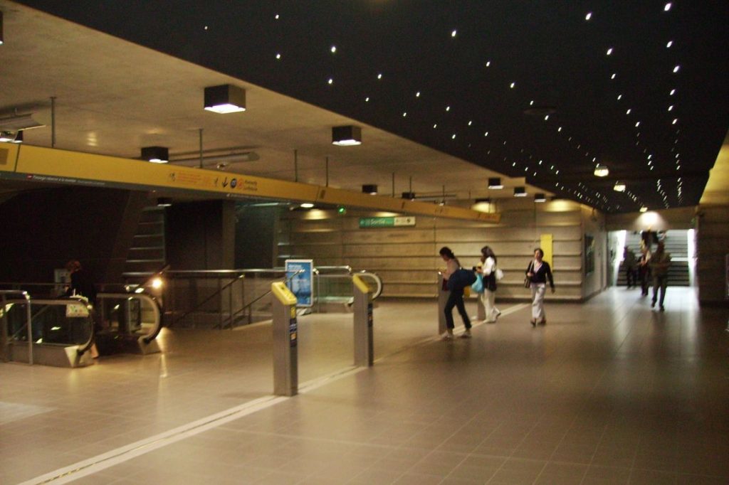 Station Charles de Gaulle Métro de Renne